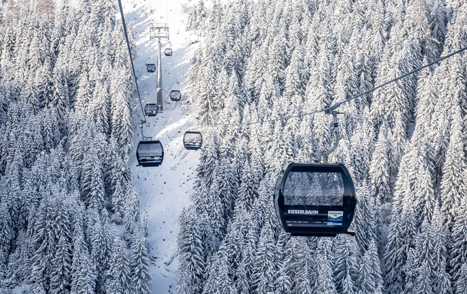 Kieserlbahn in verschneiter Landschaft &copy; TVB Gro&szlig;arltal/Gipfelfieber